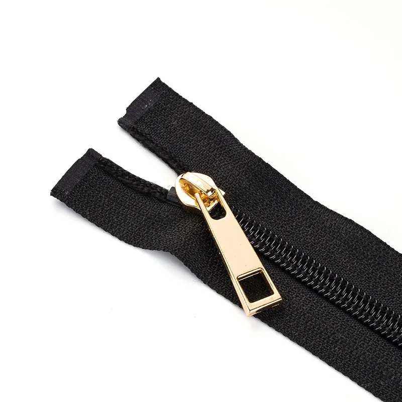 OEM ODM Custom Logo Color Metal Zipper Slider #5 Nylon Zipper Heads For Handbag Cloth