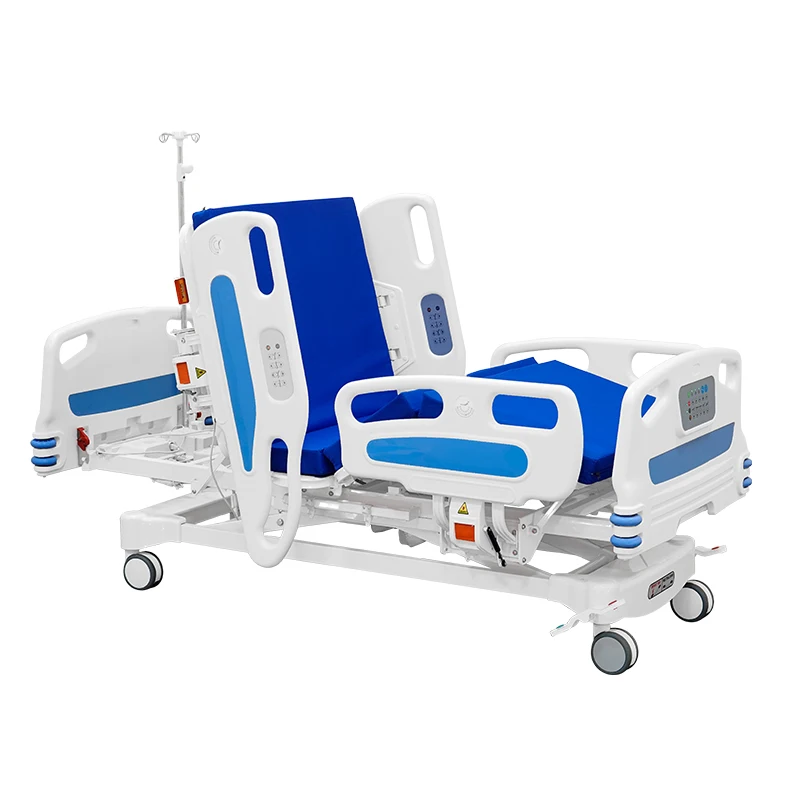 Wholesale Kareway D504PZR 5 Functions Cheap Hospital Electric Beds With 1Pcs S.S Iv Pole