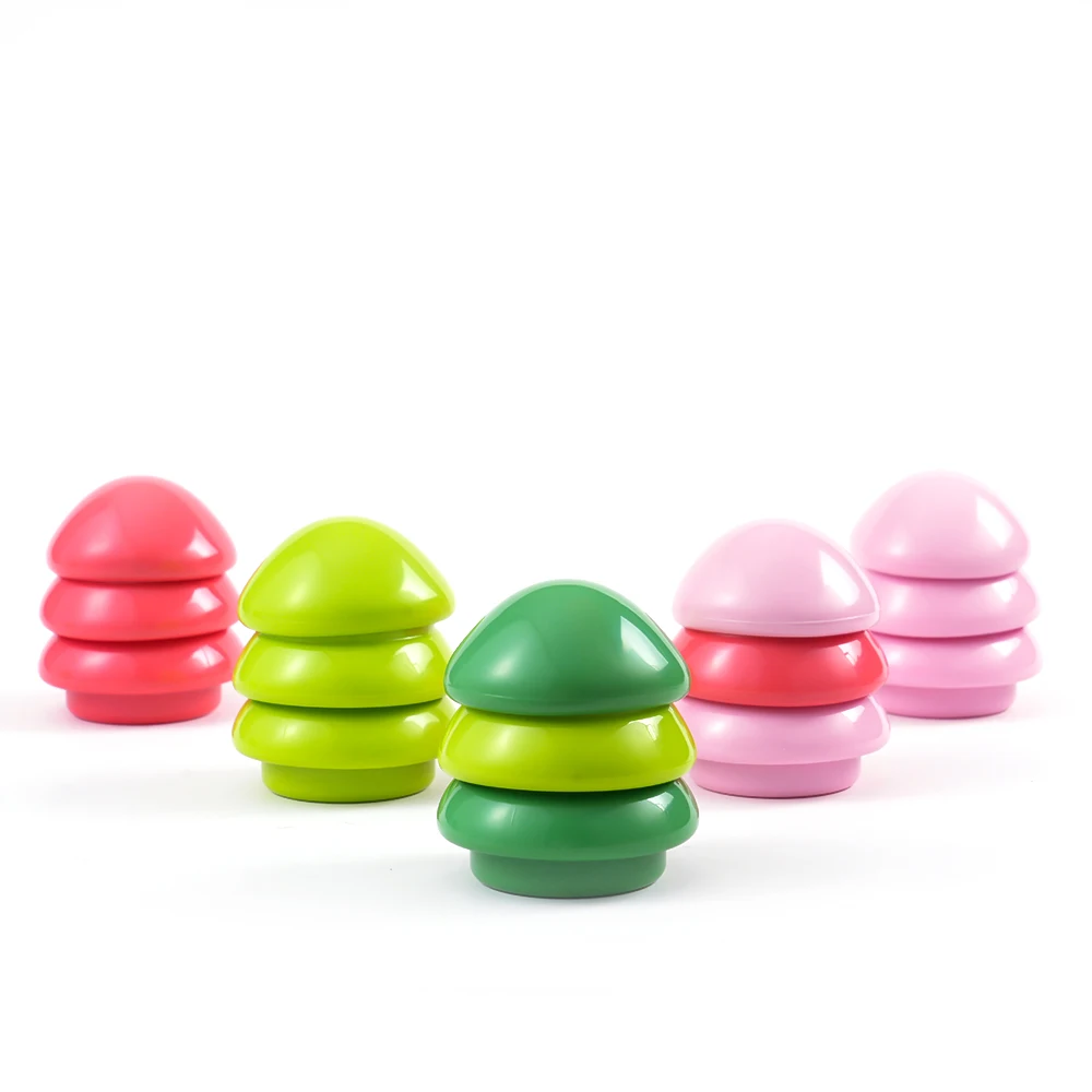 New Arrival Creative Christmas Tree Herb Grinders Wholesale Plastic Tobacco Crusher 3 Parts Grinder Smoking