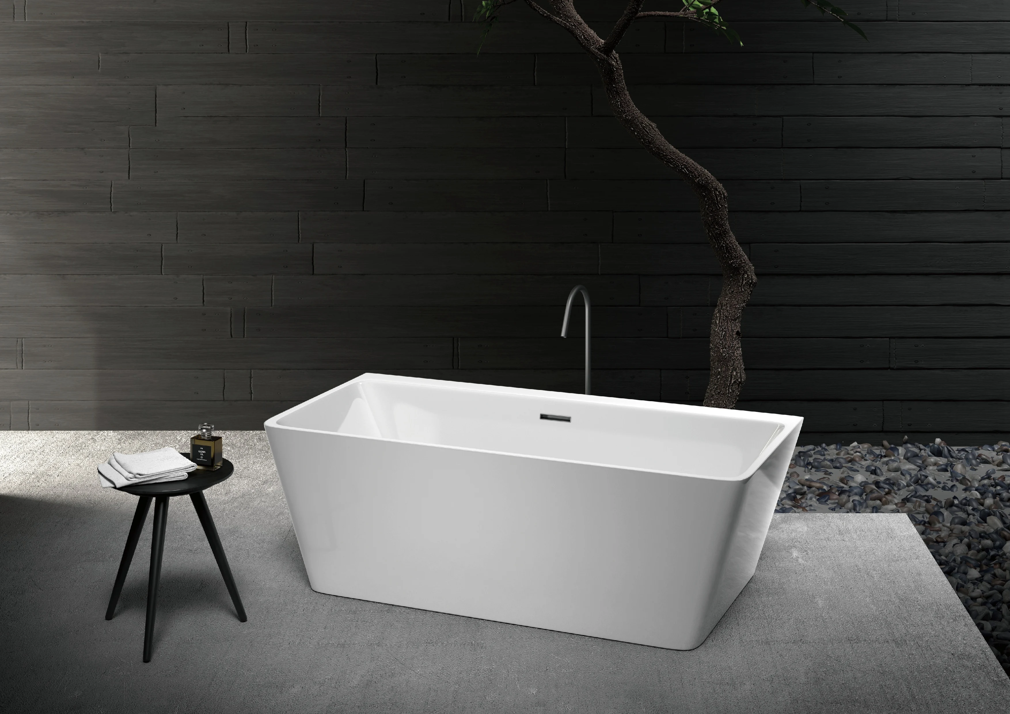 15YRS OEM/ODM Experience Factory Bathroom Deep Soaking Tub Acrylic Unique Bathtubs 1 Person