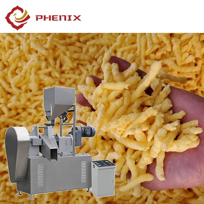 China Supplier CE Automatic Cheetos Kurkure Nik Nakes Making Machine Puff Kurkure Extruder Machine
