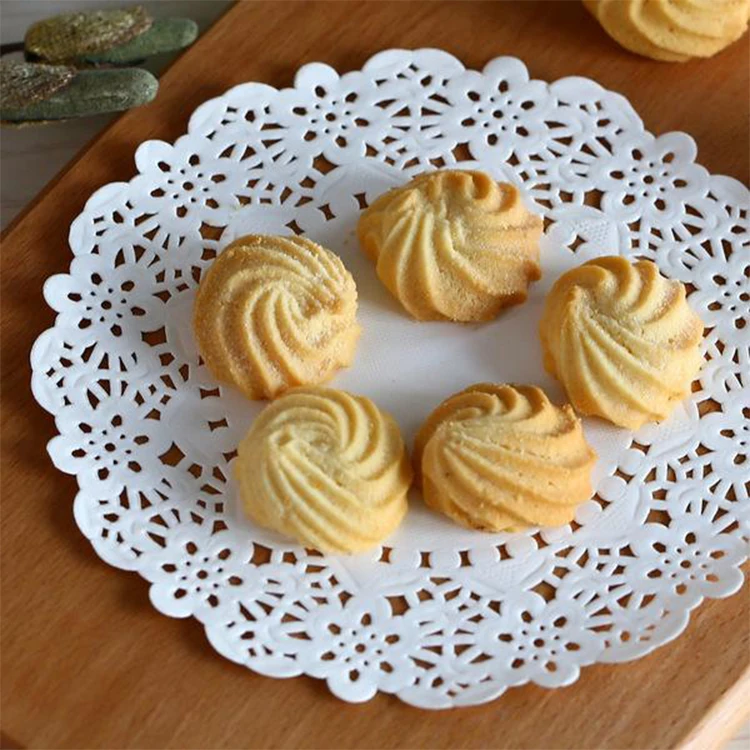 Высокое качество дешевая цена Экологичная кружевная бумага Doily/Овальная Doyley/Одноразовая бумага для торта