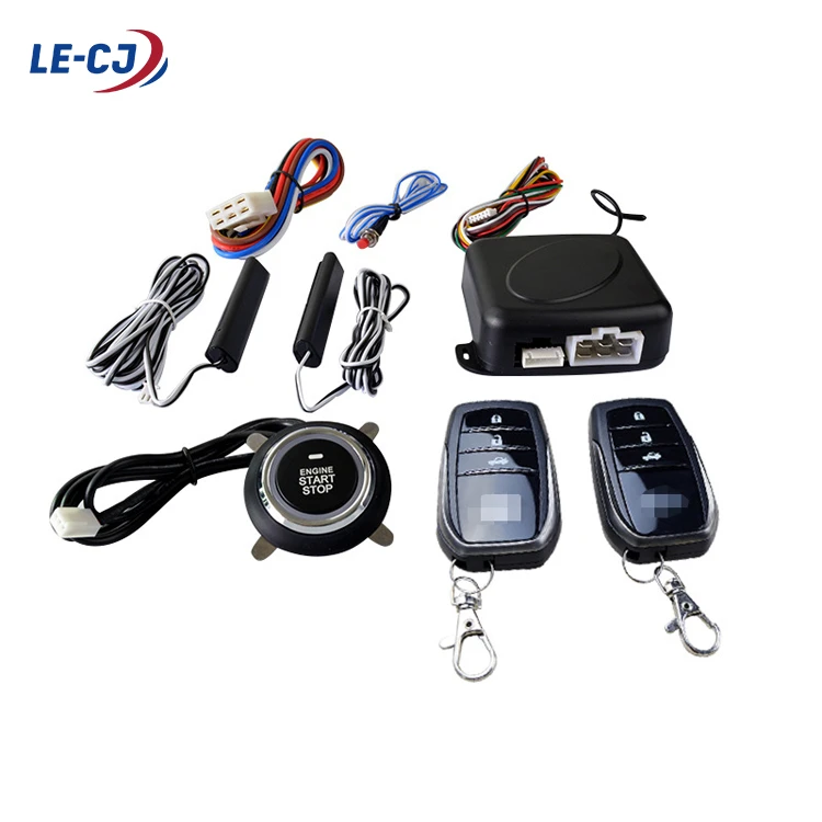 Hot Sell All Type Key Remote Shape Car Alarms System Pke Keyless Entry Push Button Start Stop Alarms
