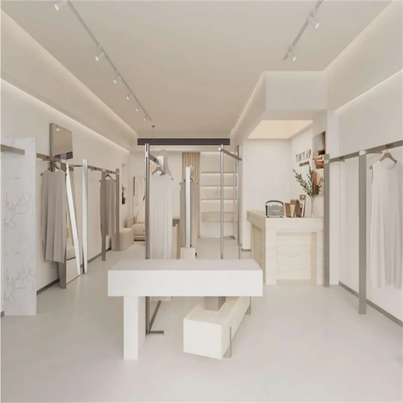 CIRI Simple style clothing store display decorative handbag display floor clothing display shelf