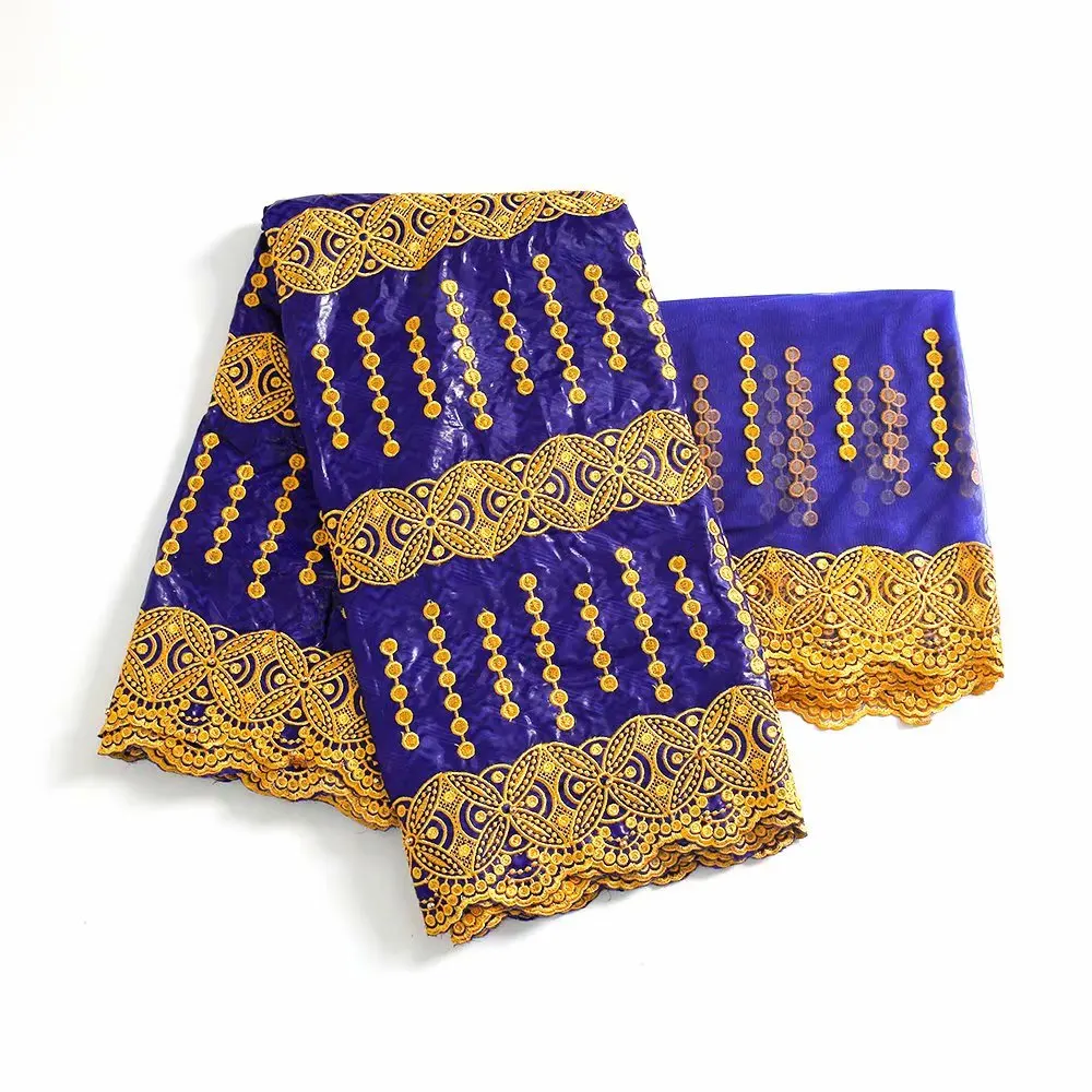 Beautifical scarf net lace bazin african clothing ML47B174