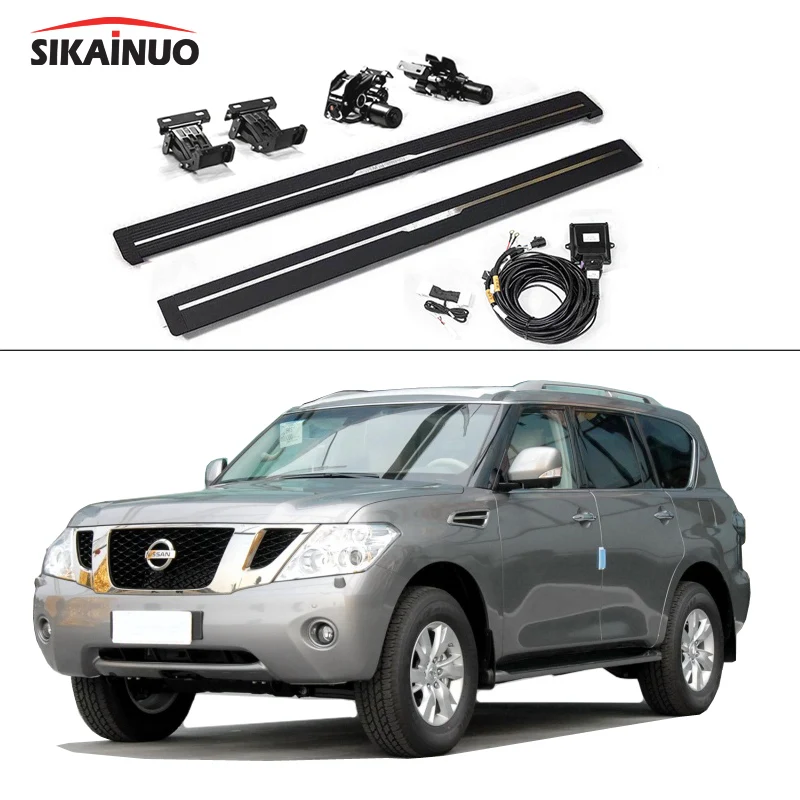 Auto side step electric side board powerstep retractable for Nissan Patrol Year 2012+