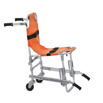 Aluminum alloy evacuation chair climbing wheelchair stretcher