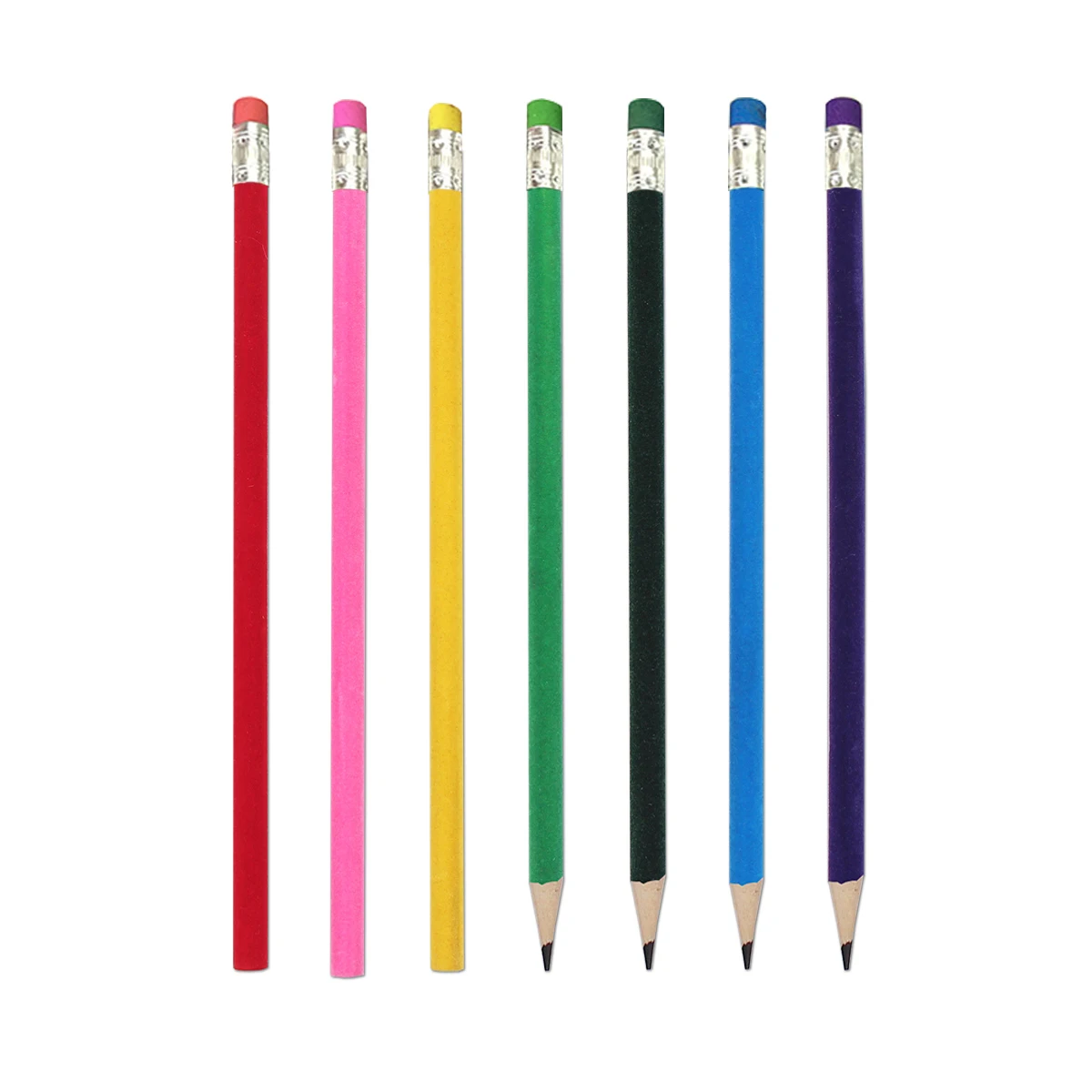 Европейский Популярный канцелярский карандаш HB, бархатный карандаш с ластиком