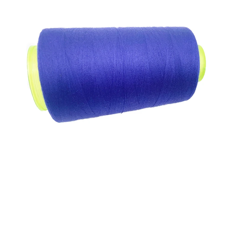 China factory 100 spun polyester yarn 30/2 raw white yarns for sewing thread