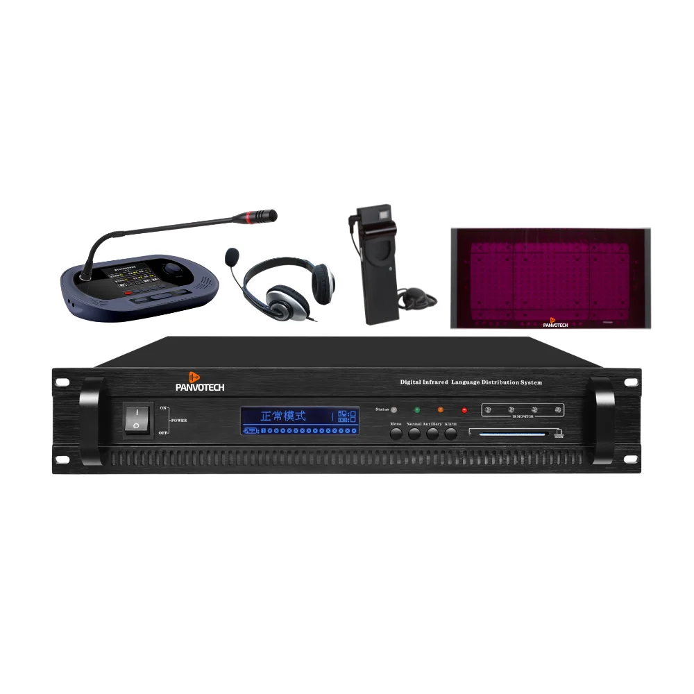 Panvotech Professional Conference Language Translation Digital Wireless Infrared Simultaneous Interpretation System