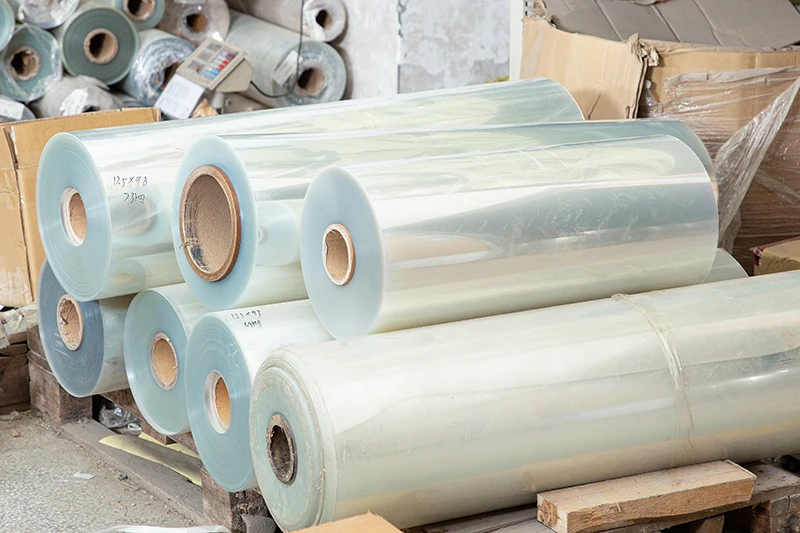 High Transparent PET polyester film  Stretch Film in roll for carton printing