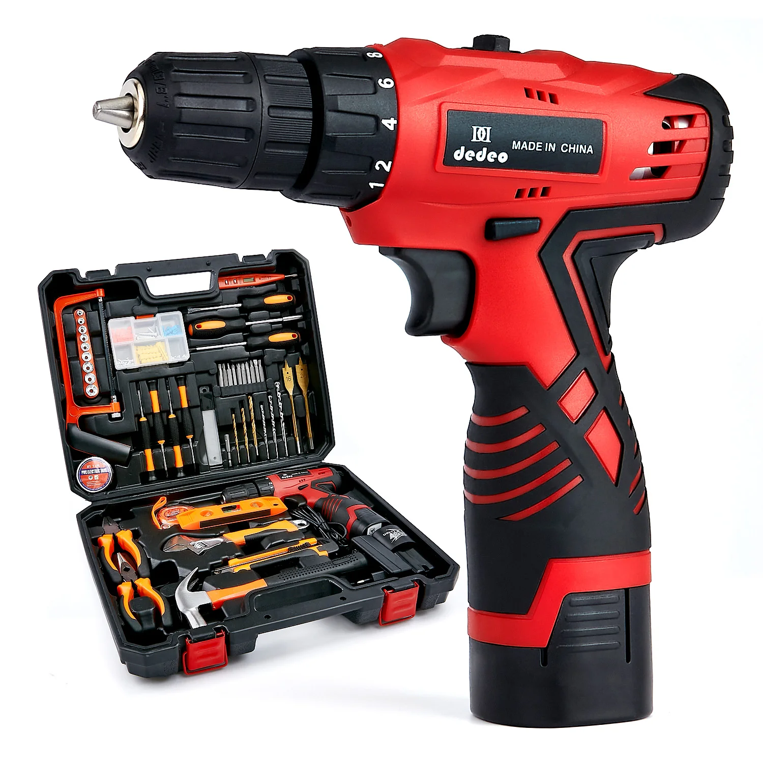 Oem 16.8V 108pcs Electric Power Tools Combo Kits Variable Speed Cordless Drill Li-ion Battery Driver Tools Kit Set Oem Odm 5kg