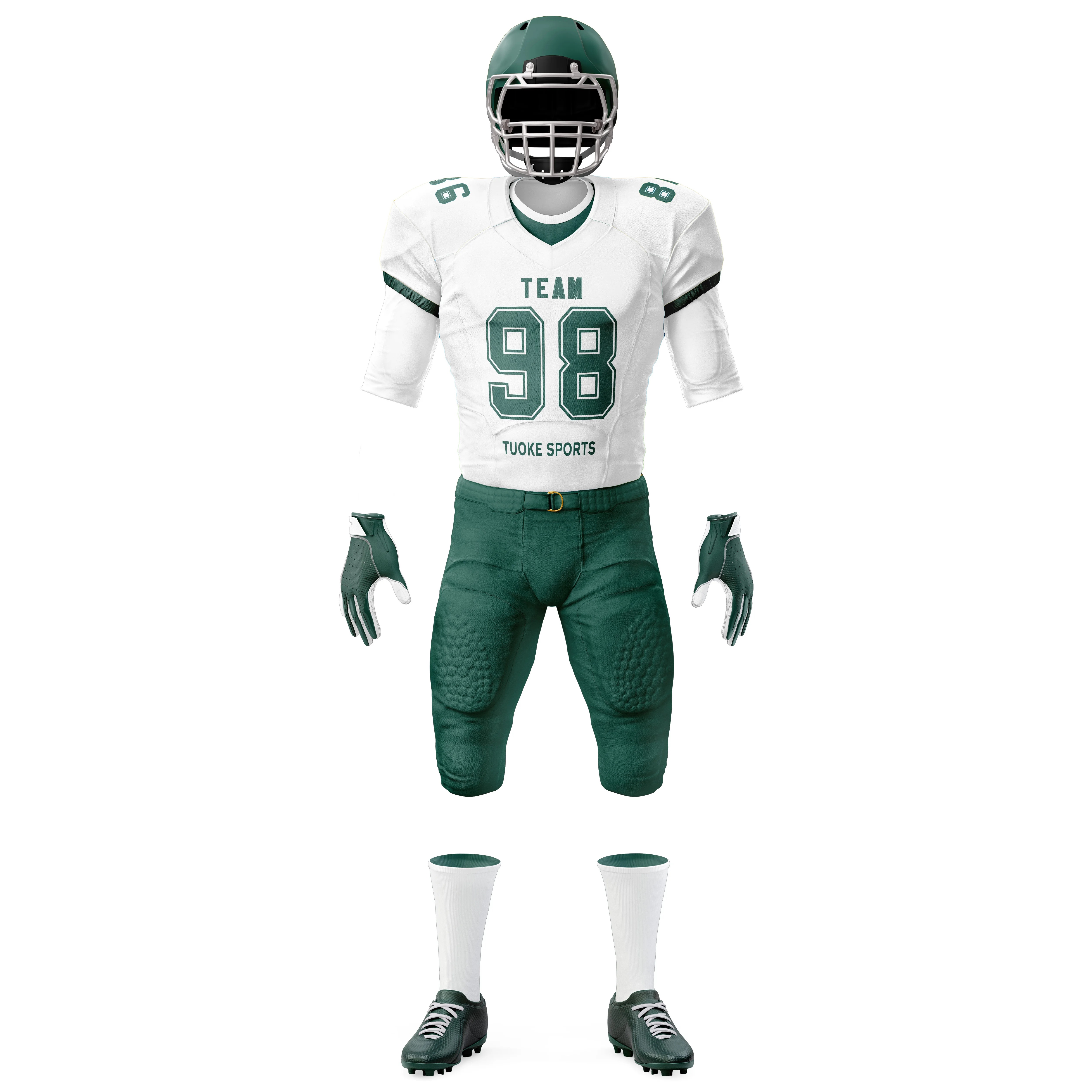 Новое поступление 2022, изготовленные на заказ трикотажные изделия для американского футбола с снастью, саржевая Униформа игрока с именем и номером, молодежная Американская Футбольная форма