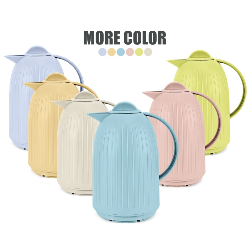 Customized Vaccum Insulation Dallah Arabic Coffee Carafe Pot With Glass Liner