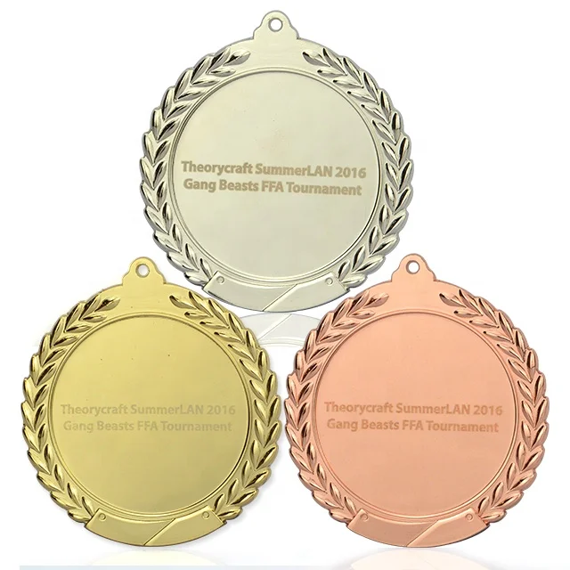 Wholesale Cheap Design Your Own Blank 3d Gold Award Customized Metal Sport Medal