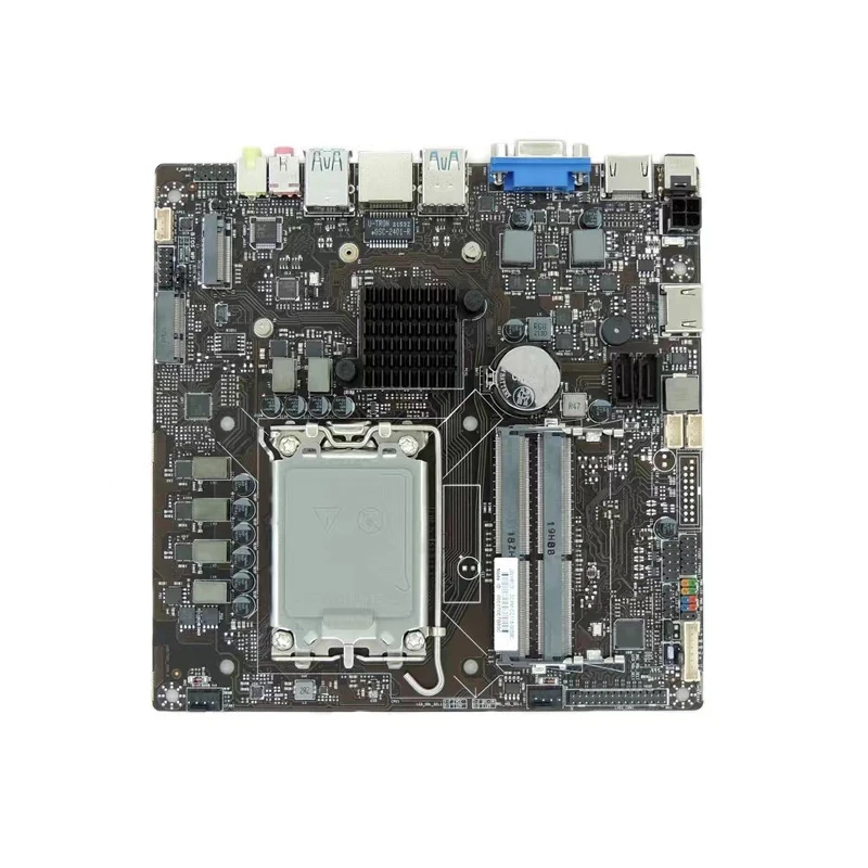 H610 motherboard thin-mini itx computer mainboard 2x DIMM slot DDR4 M.2 Key SSD 12th processor support