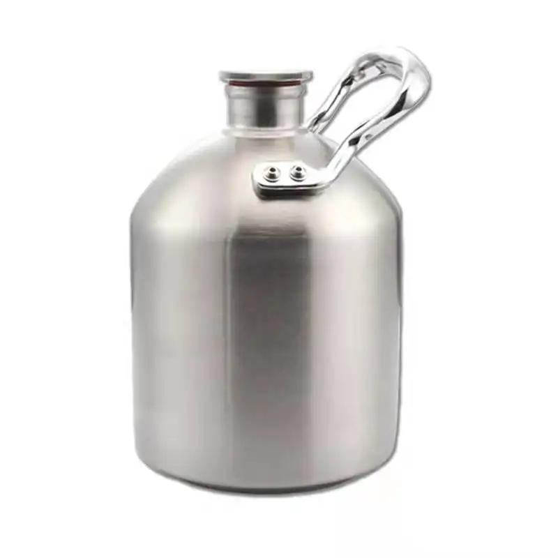 factory price brand new stainless steel AISI304 draft beer mini keg 2L/3.6L/5L/8L whiskey soda wine home bar growler