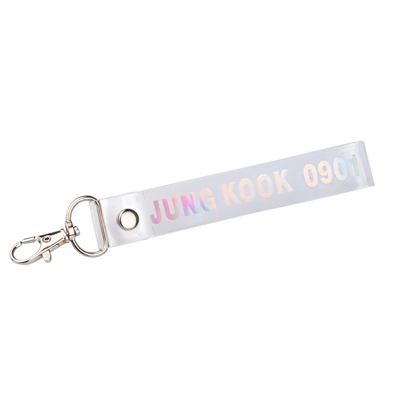 
KPOP Got7 Bangtan boys Laser Rope Key Chain Phone Ring Lanyard 