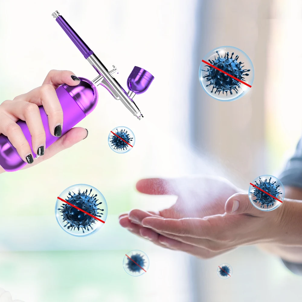 Trending Products 2022 New Arrivals Nano Spray Gun Beauty Makeup Airbrush Nail Art Instrument Compressor