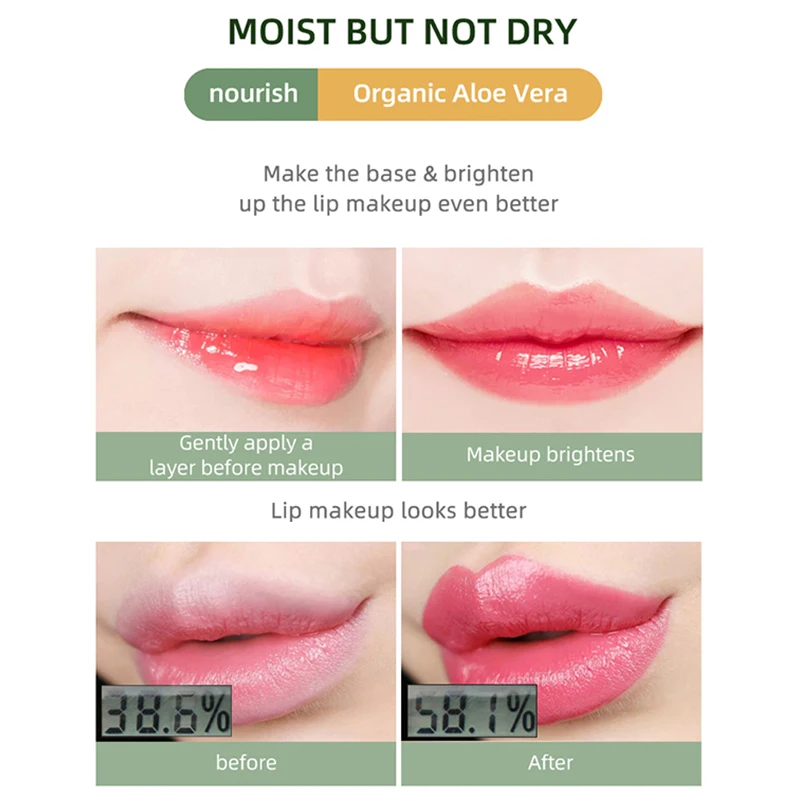 wholesale kissbeauty  Promotion Vegan Lipgloss Color Change Lipstick Aloe Vera Lipstick