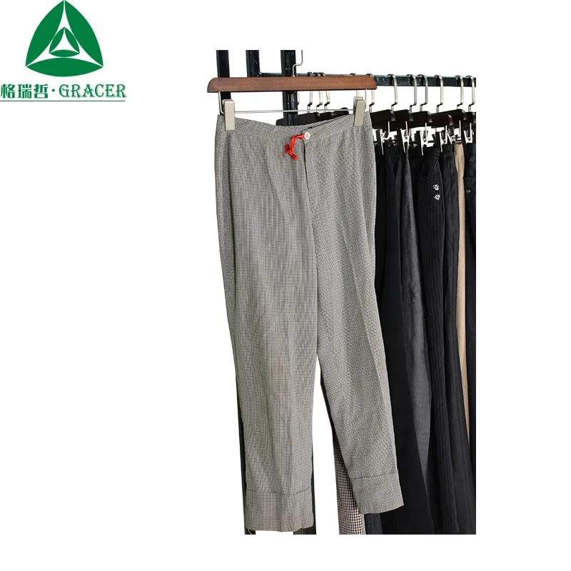 Wholesale Office Ladies Suit Pants Used Clothes Second Hand Clothes UK