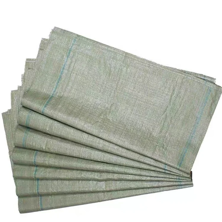 
50kg Packaging Green Cheap PP Woven Bag Garbage 