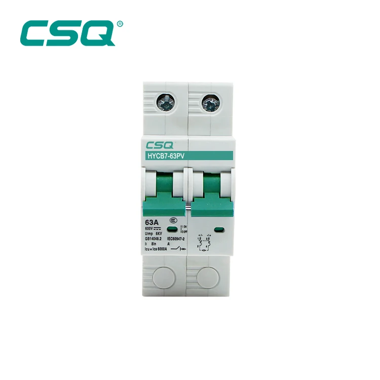 Миниатюрный автоматический выключатель на солнечной энергии DC mcb PV MCB, новый дизайн, 3P 1000V DC MCB Высокое качество, 63a DC