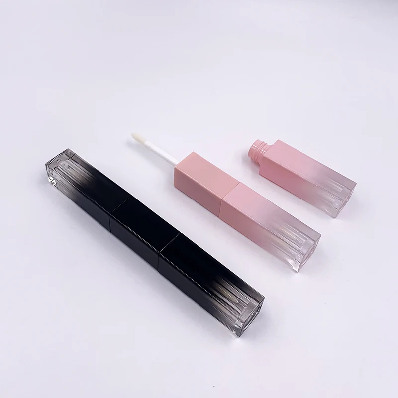 5ml 10ml 15ml lip gloss tubes square plastic tube lip gloss container empty lipgloss tube packaging ABS material