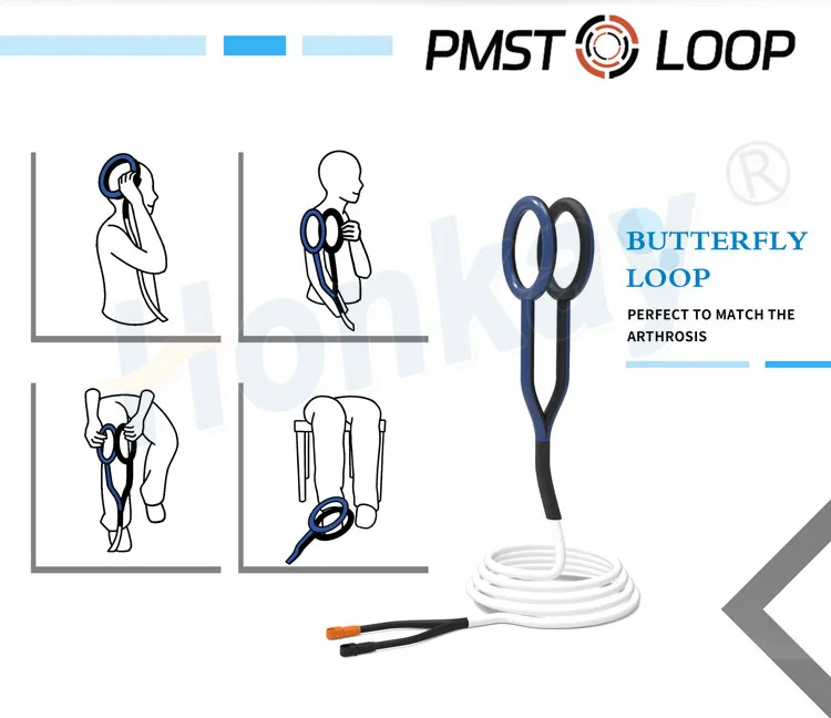 Portable PEMF LOOP Physio Magneto Therapy Accelerates Healing Quick Recovery from Injuries Improved Performance PMST LOOP