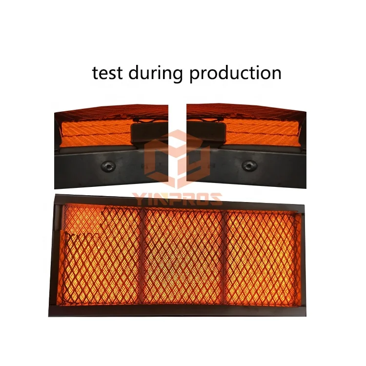 wholesale industrial commercial use honeycomb ceramic infrared heater large size cast iron infrared gas burner