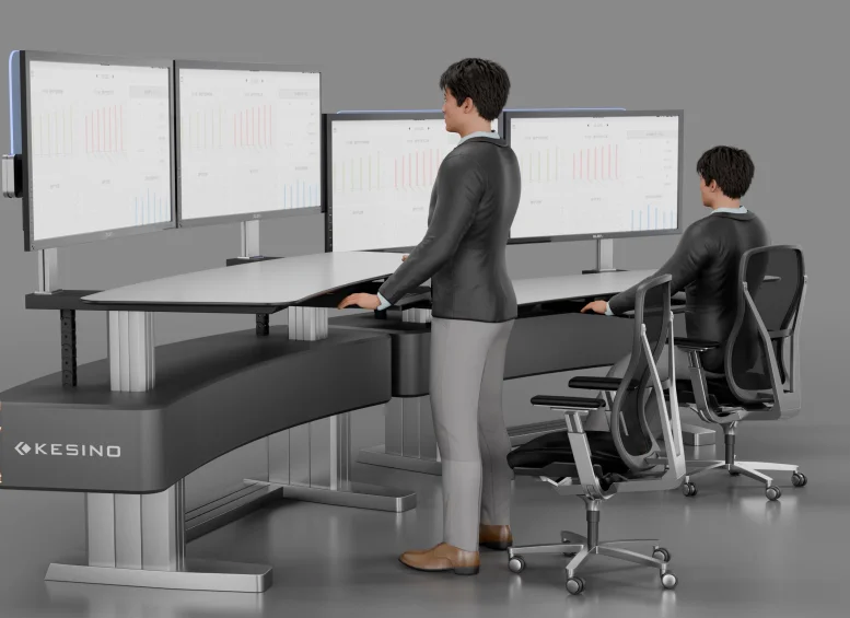 Индивидуальный подъемный компьютерный стол мультимедийная мебель ресурсы центра обработки данных центральная консоль диспетчерской