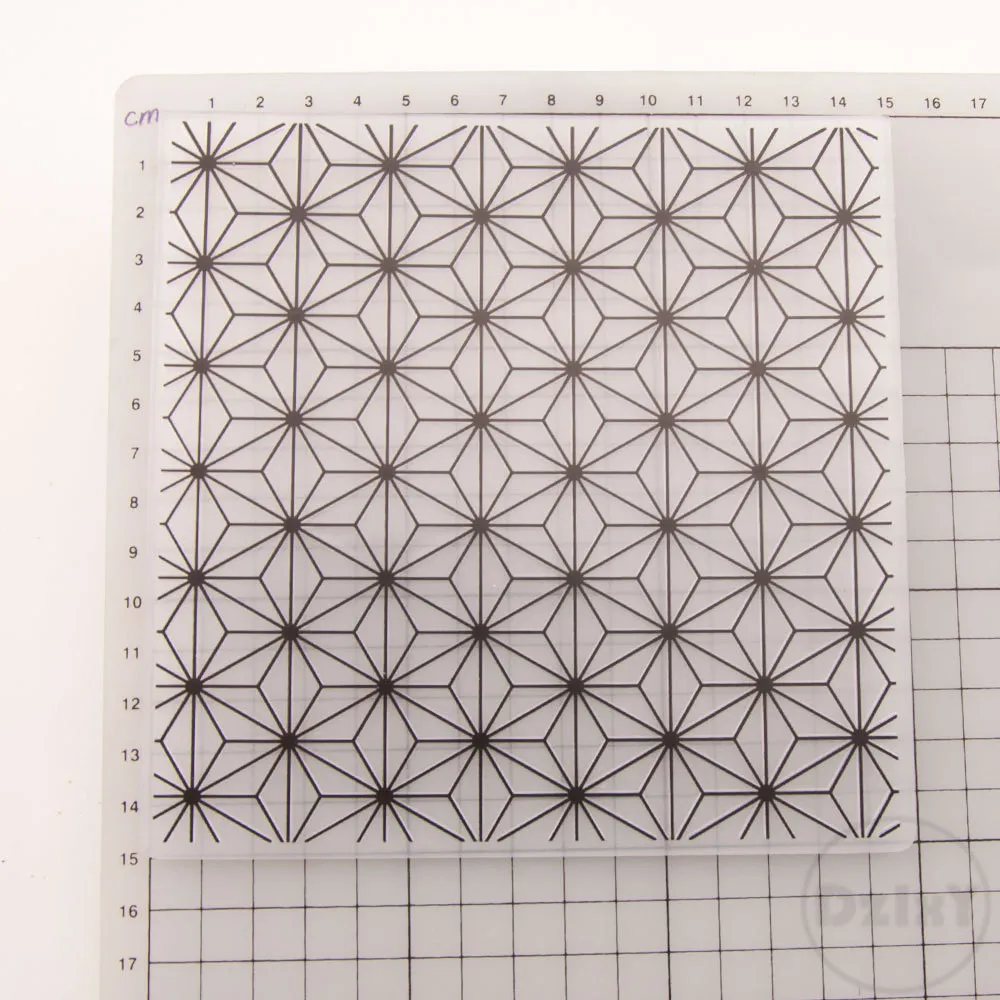 Custom Pattern Design 3D Plastic Flower Embossing Folder New Style Paper Crafts for Scrapbooking for Christmas