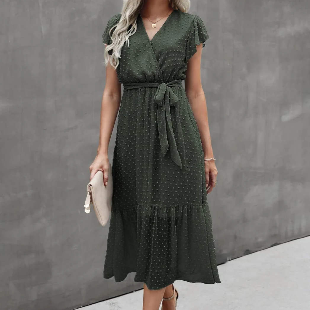 Женский богемный Повседневный плиссированный сарафан с цветочным принтом и V-образным вырезом без рукавов трапециевидный плиссированный подол