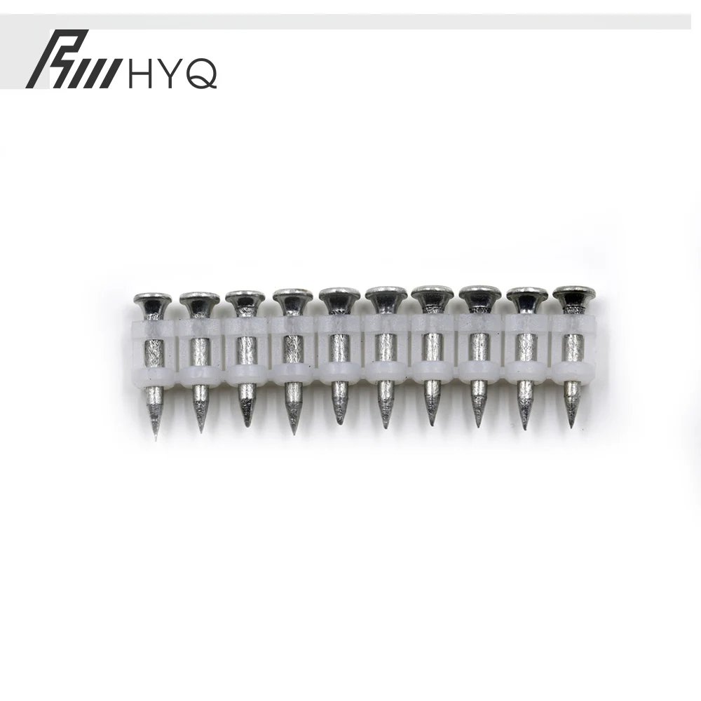 Galvanized Drive Steel and Concrete Gas Pins Nails Steel Shooting Plastic Strip Tjep Gas Pins Nails