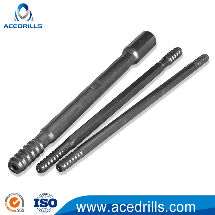 R32 R38 Underground Longhole Drilling Rod Threaded MM MF Speed
