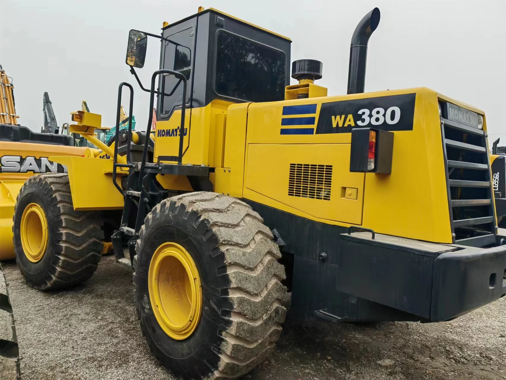 Высококачественный Подержанный WA380-6 колесный погрузчик Komatsu японский двигатель беспошлинный сердечник включая моторный насос подшипник коробки передач распродажа