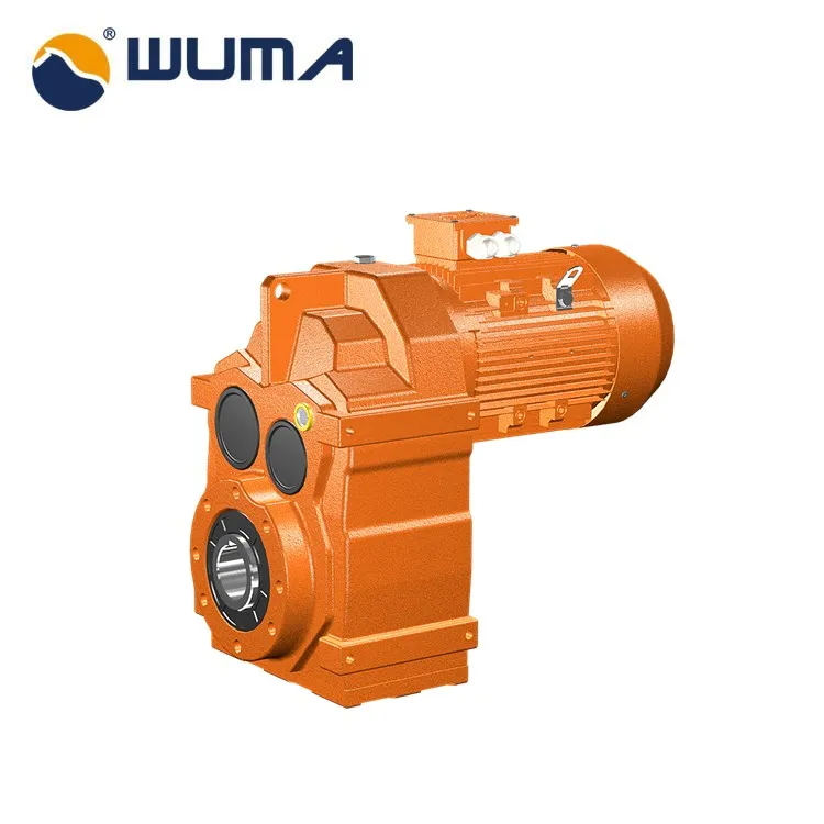 Iron casting helical gearboxes with motor reverse gearbox