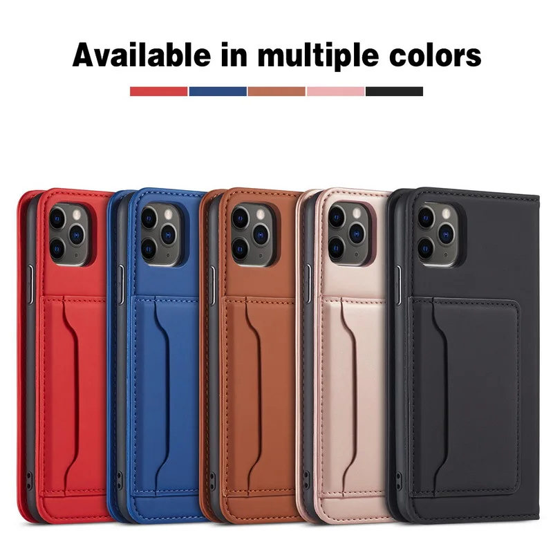 Suitable for iPhone 14 mobile phone leather case iPhone 13 new mobile phone shell for Samsung S22 skin-feeling flip cover A13