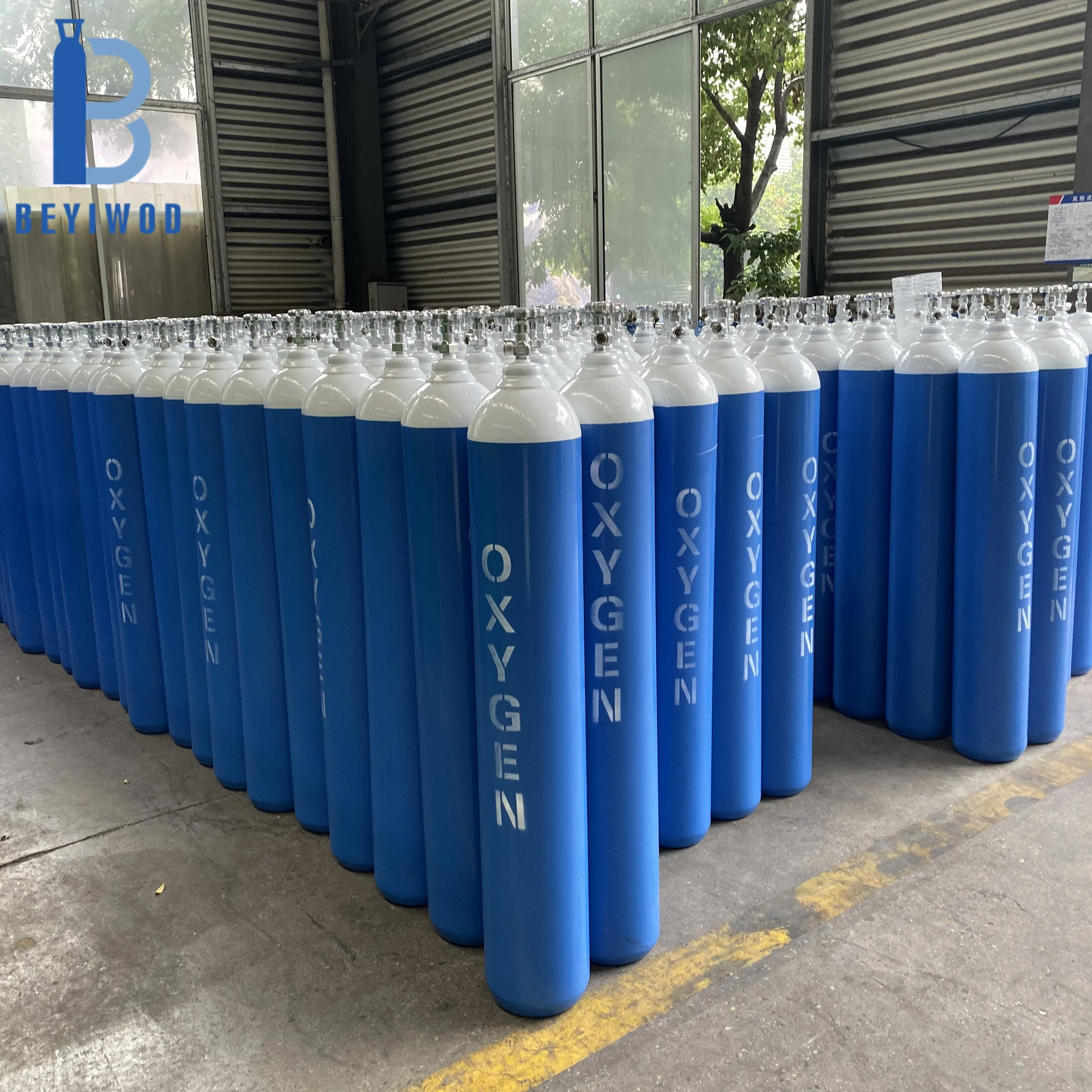 Gas Purity 99.999% 40l 50L 68L Seamless Steel Oxygen carbon Dioxide nitrogen argon Gas Cylinder Price