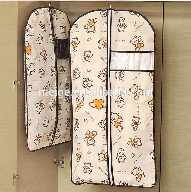 Оптовая продажа индивидуальных сумок для одежды сухая чистка нетканых