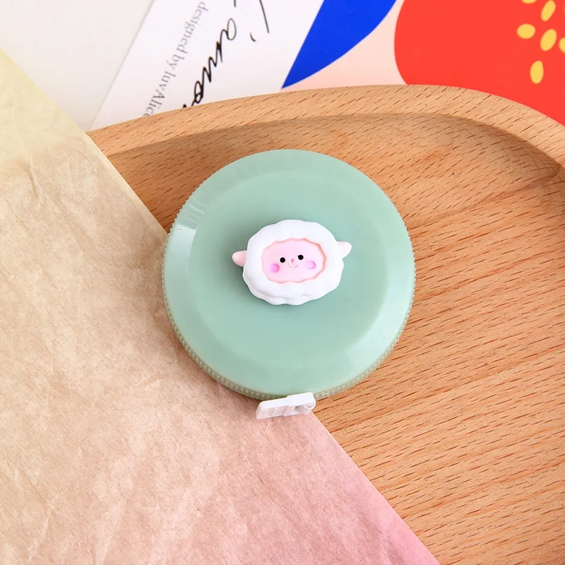 Mskwee Новое поступление мини маленькая мультяшная измерительная лента портативная 1 5 м мягкая линейка телескопическая