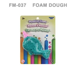Eco-Friendly Light Clay Play Dough Soft Colored Dolphin Snow Foam Putty