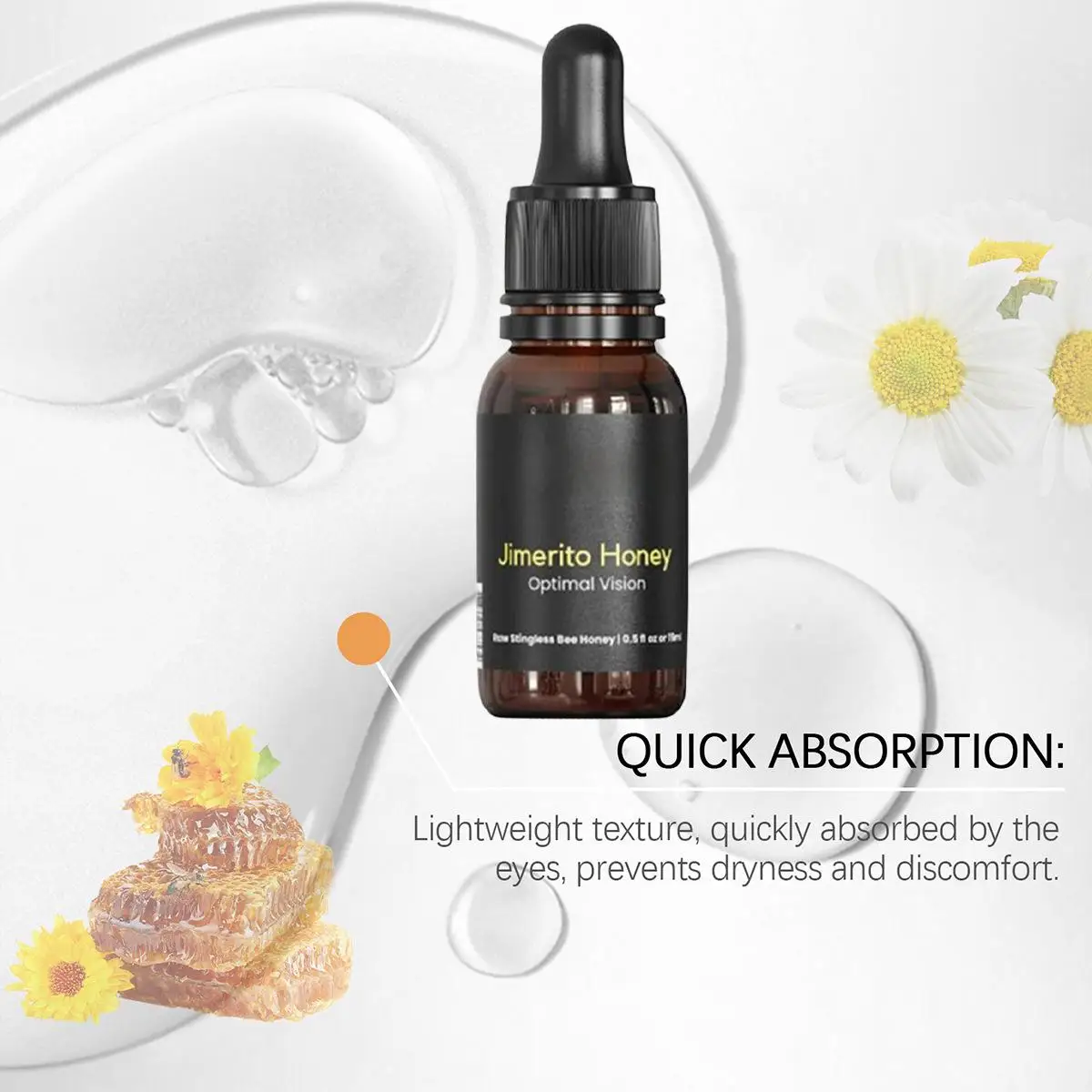 OEM ODM Jimetito Honey Naturally Eye Essence Oil Optimal Vision Supplement for Men and Women