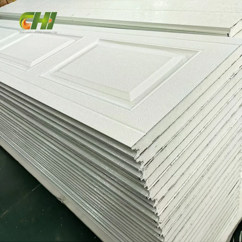 CHI 16x7 9x7 Polyurethane Foam Sectional Automatic Sandwich Panel For Garage Doors