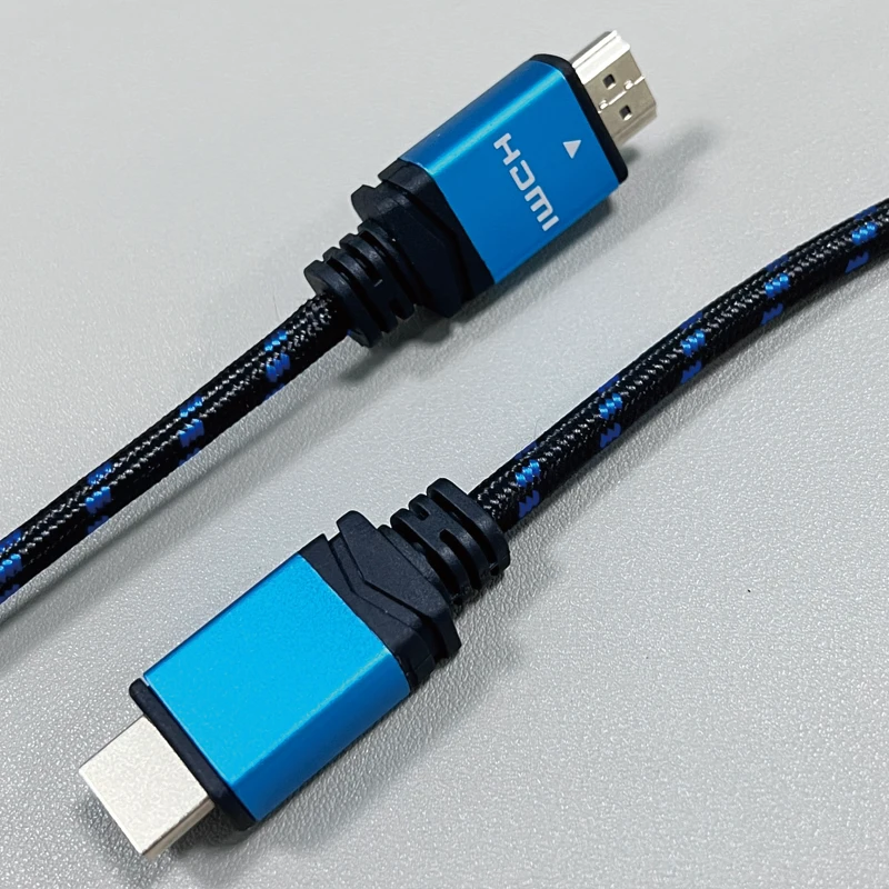 Customized 4K 8K HD 3D Male to Male HDMI Cable 1m 1.2m 2m 3m 5m 8m 10m 15m TV HDMI Cable Gold Plated Video HDMI Cable