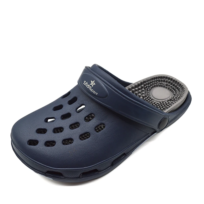 Hot Summer Eva Clogs with Light Flat Massage Insole Closed Toe Design for Spring and Autumn