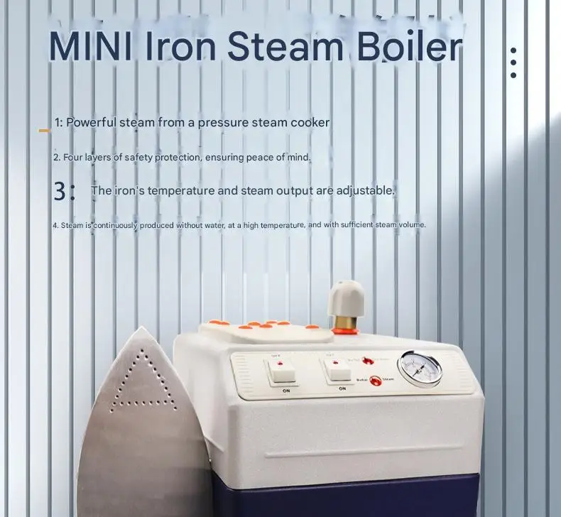 Малый электрический промышленный парогенератор для глажки одежды умный паровой котел химчисток гостиничного бизнеса и домашнего использования
