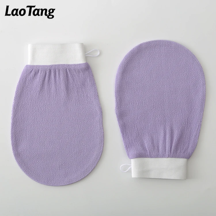  2021 spot goods Black Scrub Mitt New Morocco Bath Glove Magic Exfoliator Peeling
