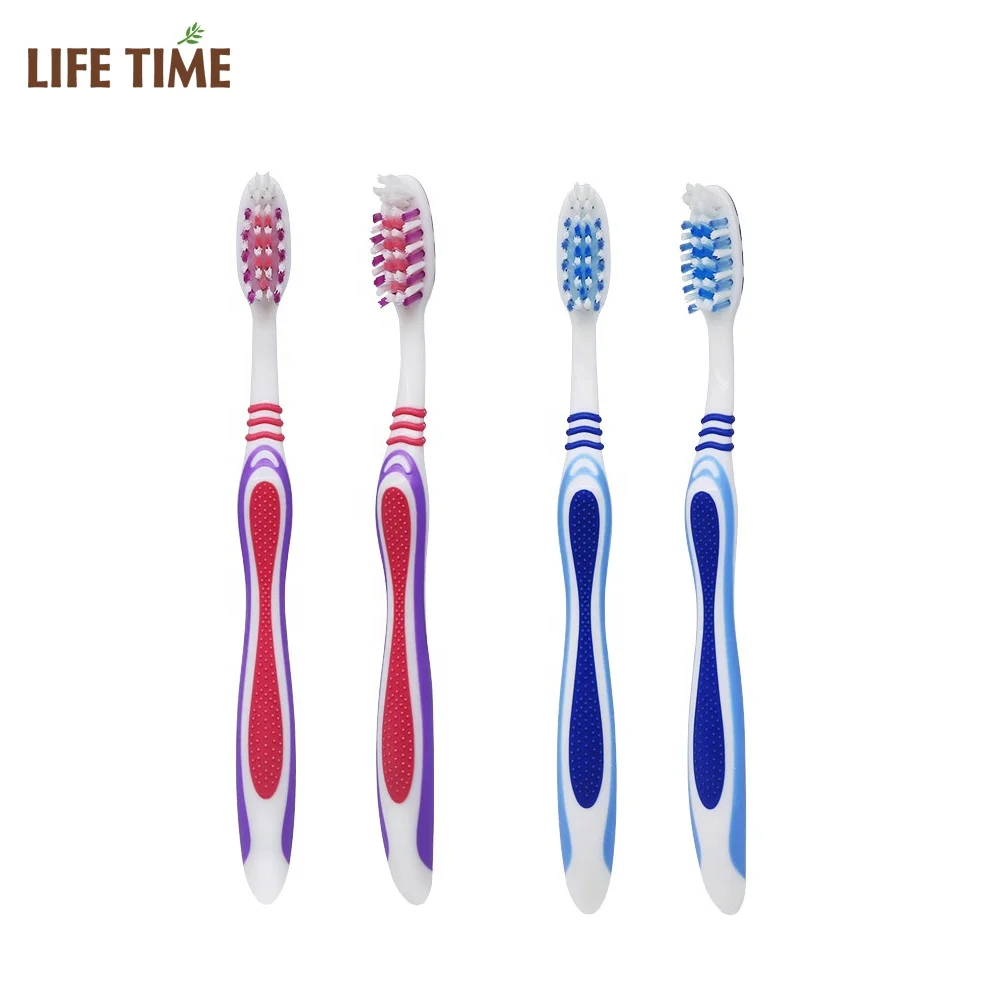 Gum massage high quality tooth brush with logo soft bristle custom toothbrush for adult