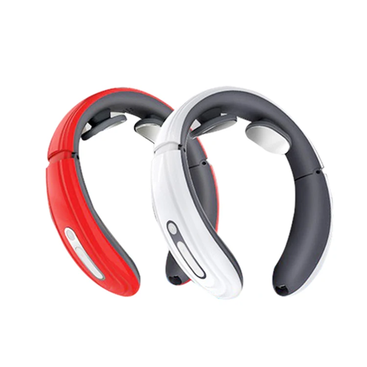 2024 New Intelligent Neck Massager Portable U-shaped Ring Neck 6 Functions Cervical Spine Massager High Quality